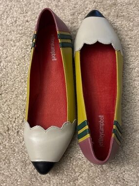 Jeffrey Campbell Leather Pencil Flats